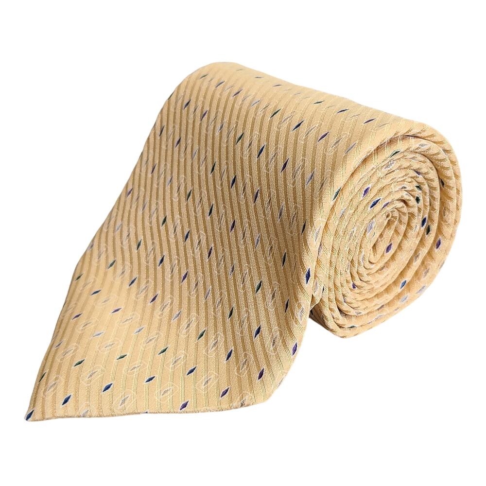 Elegant Tan Patterned Tie